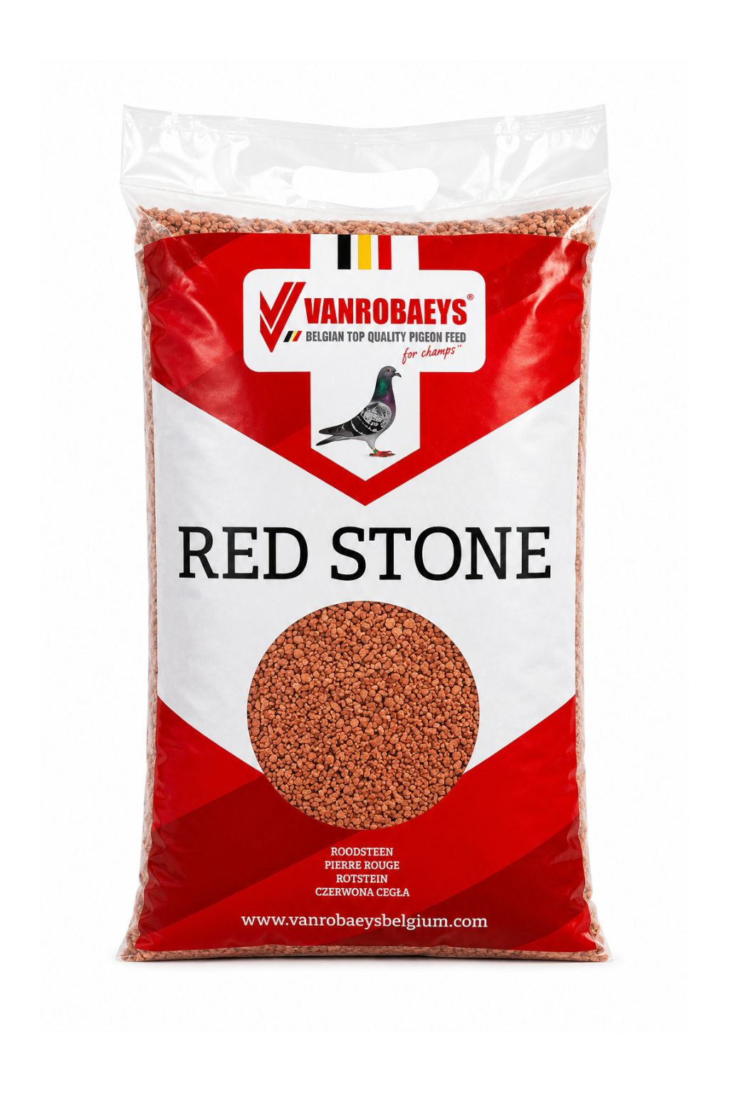 Vanrobaeys Redstone Pigeon Grit | Premium Mineral Supplement | 5 kg | Made in Belgium