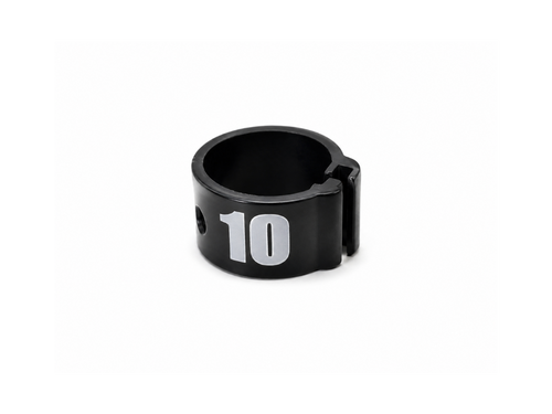 8mm Numbered Pigeon Clip Bands – Black (25 Pack)