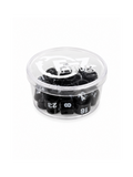 8mm Numbered Pigeon Clip Bands – Black (25 Pack)