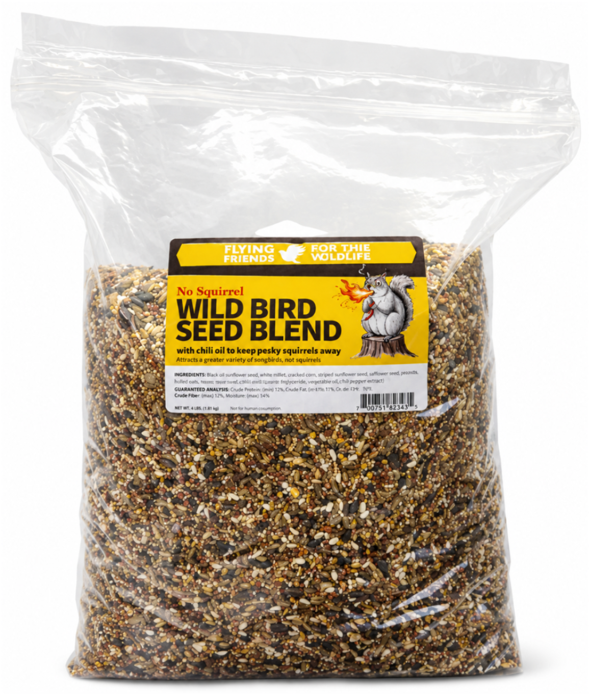 No Squirrel Wild Bird Seed Blend 9KG