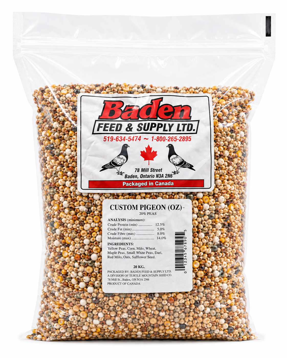 Baden Custom Pigeon (OZ) Feed #79 – 25 lb (11.34KG)